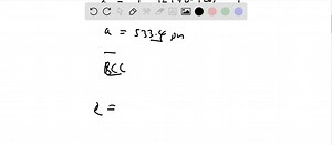 The first three lines from the powder pattern of a cubic crystal have the following S values: 24.95,40.9 and 48.05  mm. The camera radius is 57.3  mm. Molybdenum Kα radiation of wavelength 0.71 Åis used. Determine the structure and the lattice parameter of the material. | Numerade