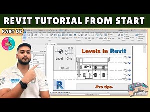 #02 Revit Tutorial: Create Levels & Grids (Copy/Monitor)