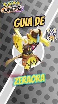 Zeraora guide for Season 31 #pokemon #pokemonunite #pokemonuniteclips #pokemonunitegameplay