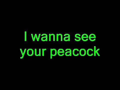 Peacock Katy Perry Lyrics