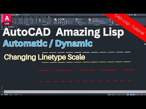 AutoCAD Marvel: Dynamic Linetype Scale with Amazing Lisp
