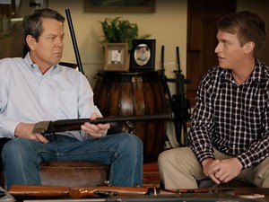 Republican running for governor who aimed shotgun at teenager in a video tells critics to 'get over it'