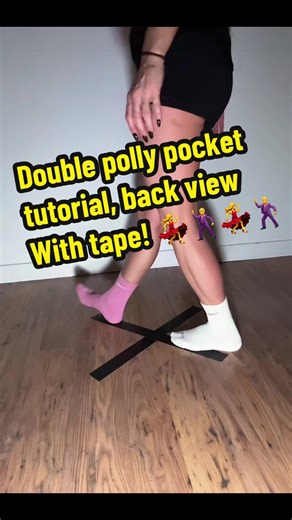 Double polly pocket tutorial out my drafts! 👟 #shuffletutorial #pollypocket #learningtoshuffle #shuffle