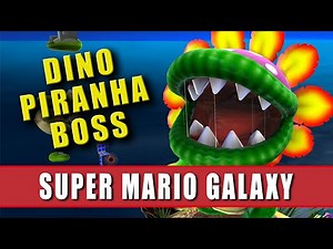 Super Mario Galaxy Dino Piranha - How to beat the egg monster boss Nintendo Switch & Switch 2