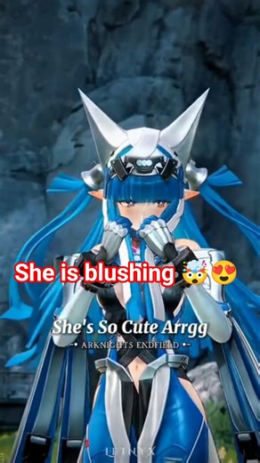 Last Rite BLUSHING Hard in Photo Mode 😳🔥 | Arknights Endfield Funny Moment