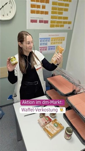 Kreativität im dm-Markt: Waffel-Aktion 🧇 ✨