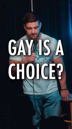 Nick Simmons on Instagram: "When people say gay is a choice it’s like what? I always assume when they say that it means they’re fighting it themselves. #gay #lgbt #standup #standupcomedy #comedy #lgbtq #joke #comedyreels"