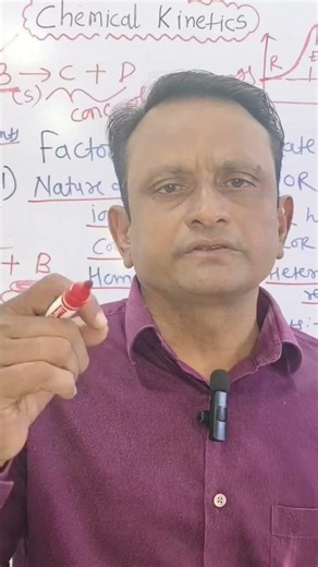 Chemical KINETICS Factors affecting on rate of Reaction