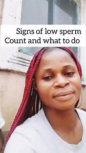 Signs of low sperm count and what to do #fblifestyles #viralpost | Relationship and health tv