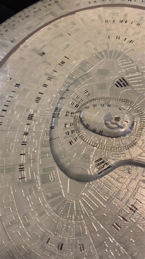 Our #AMT Enterprise-D 2024 Reissue is starting to look like the flagship she is! Aztecs make all the difference! I love how this is looking! #startrek #ussenterprise #scalemodel #aztecs @Star Trek