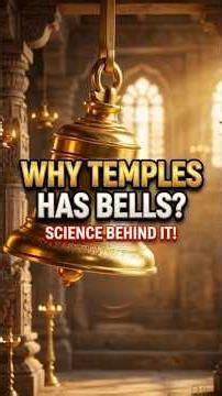 Why Indian Temples Have Bells ? 🔔 #shorts