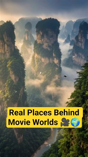 3 Real Places That Inspired Iconic Movie Worlds | Globe Tales #Shorts #YouTubeShorts #factbox #biel