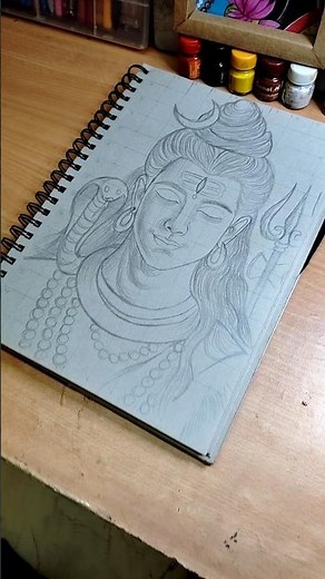 Drawing Lord Mahadev ✨✨#drawing#shorts