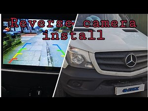 Mercedes Sprinter 2016 Reverse camera installation.