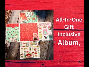 Scrapbooking All-In-One Gift Album/Simple Stories-A Mix and a Mingle Collection/TUTORIAL