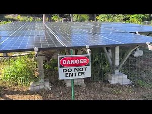 Ground mount solar panel system