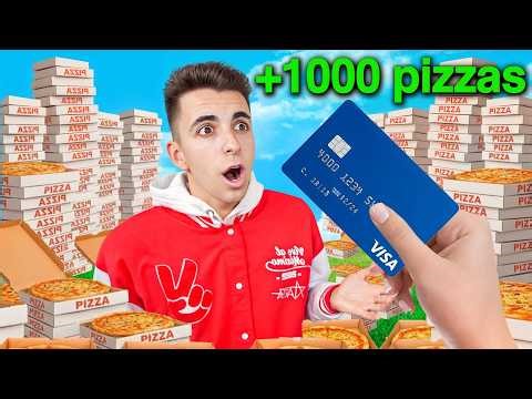 LOS NIÑOS COMPRAN 1.000 PIZZAS CON MI DINERO! *no creerás lo que pasa!*