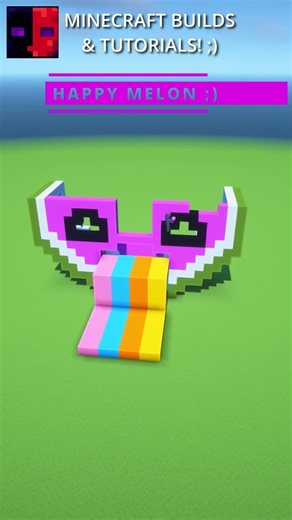 Minecraft: Happy Watermelon 🍉 Statue House!