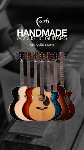 Discover handmade Faith Guitars at this year’s NAMM Show. Visit us at Booth 7007 (Hall C) to experience our multi award-winning, all-solid acoustic guitars - crafted by hand in our dedicated expert workshop in Indonesia and designed in the United Kingdom by master luthier Patrick James Eggle. For players who value authenticity, integrity, and soul! | Faith Guitars ® Official