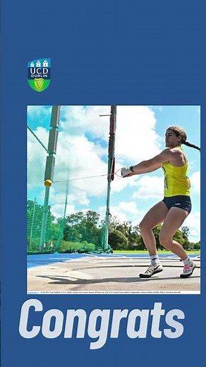 Another record-breaking moment for UCD Ad Astra Scholar Nicola Tuthill 🇮🇪💥