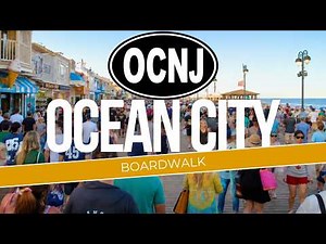 Walking the OCEAN CITY BOARDWALK New Jersey