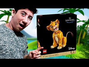 Building The LEGO Disney Set From Lion King - Simba