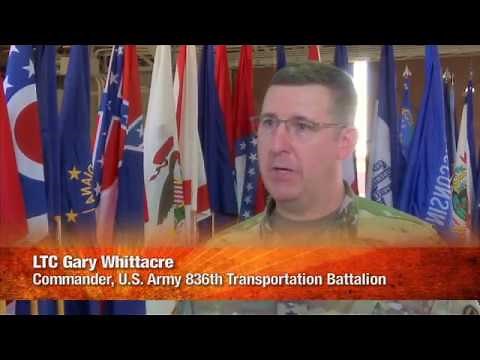 U.S. Army 836th Transportation Battalion Change of Command Ceremony