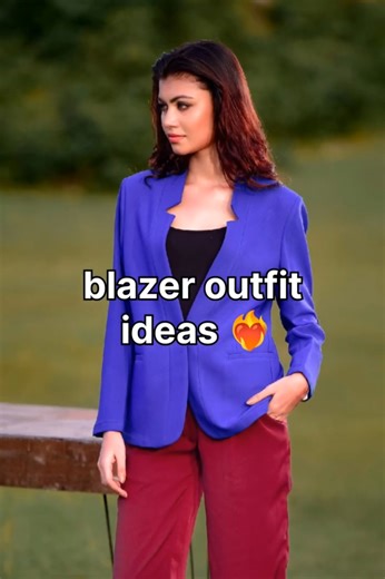 Blazer Outfit Ideas 🔥 | Classy to Trendy Look for Women #ootd #outfitideas#fashionreels#viralreels💫