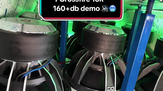 8 DC Audio Level 6 18s on 4 Crossfire 16k 160 db demo 👀🔥 #dcaudio #subwoofer #lithium #soundsystem #caraudio