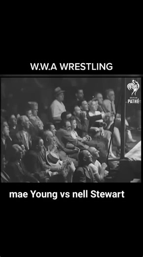 mãe YOUNG VS NELL STEWART wwa WRESTLING profissional dos estados unidos