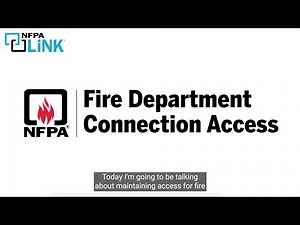Requirements for Maintaining Access for Fire Department Connections Using NFPA LiNK®