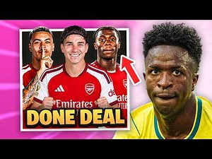 Arsenal’s First Summer Signing Is DONE! | Vini Jr, Alvarez & Rogers Latest!