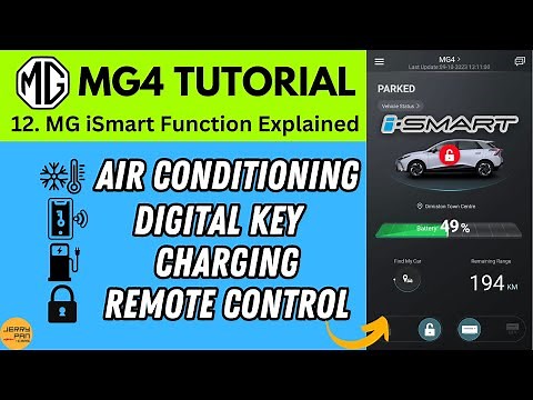MG4 Tutorial / User Guide - 12. MG iSmart App Functions Walkthrough (AU&NZ) - Excite & Essence