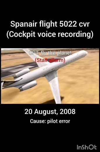 spanair 5022 cvr (cockpit voice recording) #aircrash #aviation #airplane #plane #crash #airport