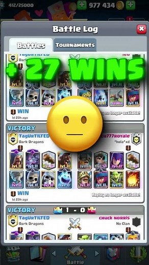 I won 50+ Clash Royale games in a ROW