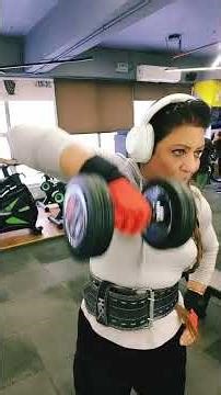 DABANG LADY 🔥 FULL SHOULDER WORKOUT GYM MOTIVATION