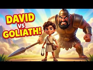 David & Goliath 🪨 | 3D Animated Bible Story for Kids | Christian Cartoon