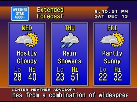 WeatherStar 4000+ Nightly Stream - Youngstown OH