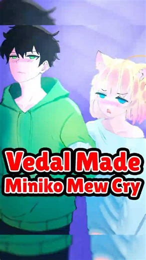 Vedal Made Miniko Mew Cry