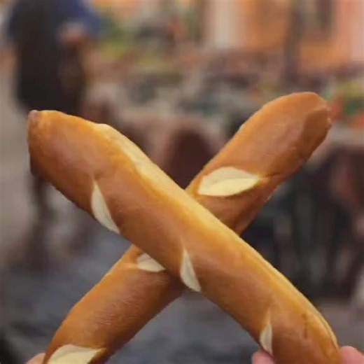 NOW INTRODUCING....... Stuffed Pretzels Sticks!!! Which one is the winner?? Pepperoni and cheese or Egg, cheese & bacon #ggj #stuffedpretzels