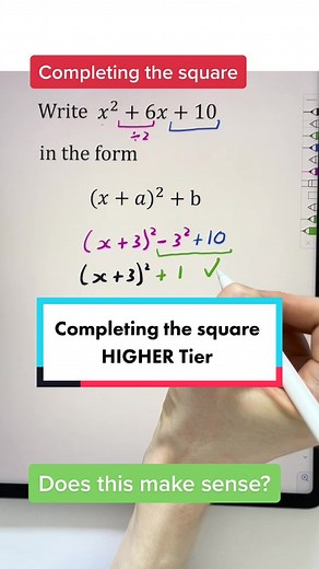 Completing the Square in Mathematics Explained