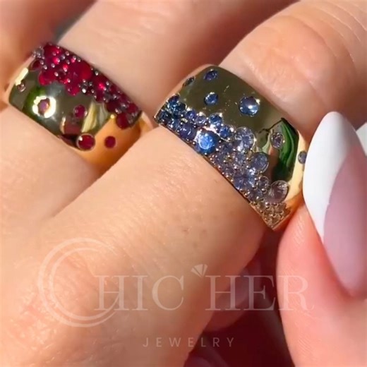 💫Tiny bursts of rich ruby-red and deep sapphire-blue dance across a sleek band, perfect for stacking or letting shine solo. Find It Here 👉👉https://goo.su/wg5oNzh 🌸✨ Bloom in Elegance this Women’s Day ✨🌸 💎 10% OFF Sitewide — Code: W1 💎 50% Off Over $200 — Code: W2 💎 80% OFF Over $300 — Code: W3 #chicherjewelry #BlueSapphire #rubysapphire #ring #handmadejewelry #925silverjewelry #highjewelry #couplegoals #womenfashion #fashion #fashionjewelry #designlovers #GiftForHer #anniversarygift #bir