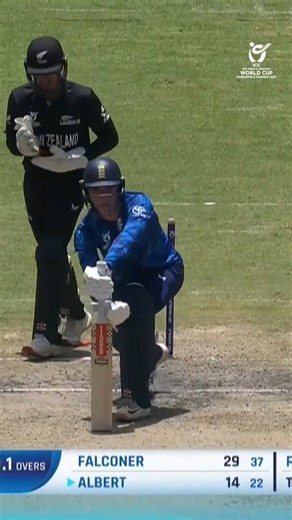 Ralphie Albert is sent walking thanks to the deceiving spin of Snehith Reddy 🤩 #U19WorldCup broadcast details 👉 https://www.icc-cricket.com/tournaments/u19-cricket-worldcup-2026/news/broadcast-details-for-icc-u19-men-s-cricket-world-cup | ICC Cricket World Cup