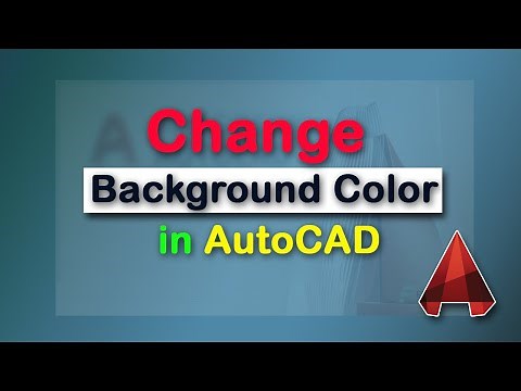 How to change background color in AutoCAD 2022 easily