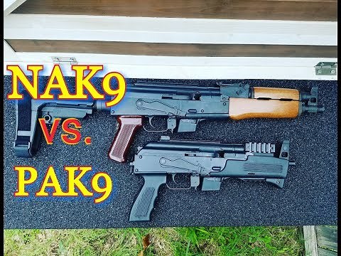 NAK9 vs. PAK9 9mm Draco ak47 comparison