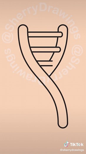 How to draw DNA step by step | Easy drawing DNA tutorial #drawing #howtodraw #dna #easydrawings #tutorial #stepbystep #sherrydrawings
