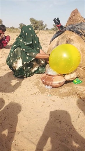 إنقاذ جمل مريض بجهود فتاة.#AnimalCare#GirlAndCamel#Compassion#DesertLife#CamelLife#BraveHeart