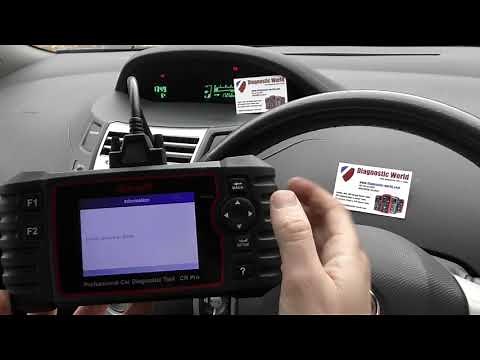 Toyota ABS Warning Reset CR Pro Demonstration Scan Diagnostic Tool iCarsoft C1332 review