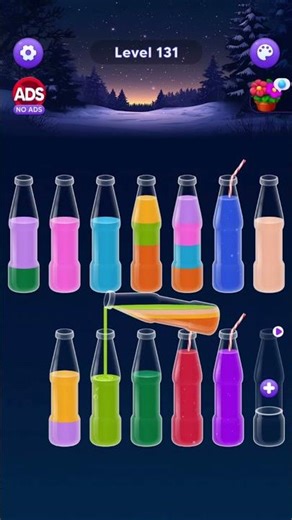 Water sort puzzle game 🎯 Level 131
