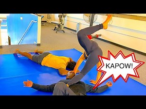 Fight Action Skilled Female Martial Artist Fights